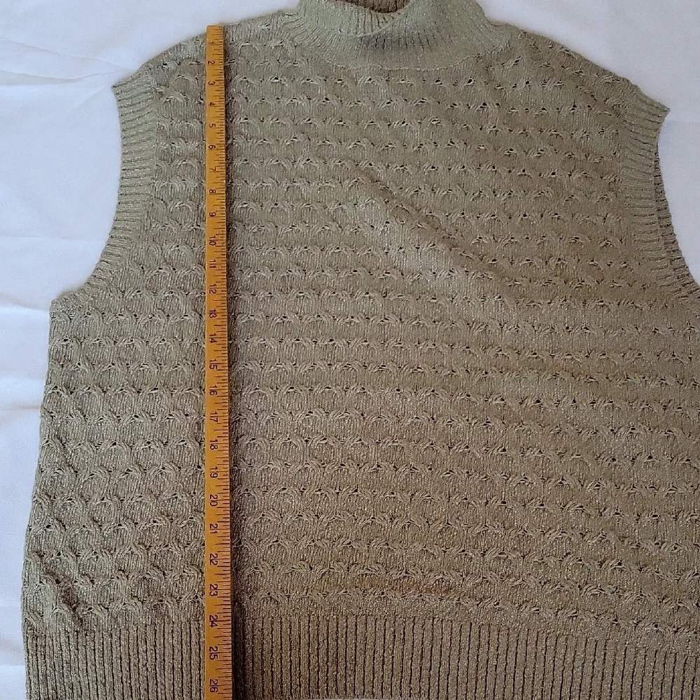 Free People Rosemary Textured Turtleneck Sweater - Olive Size M